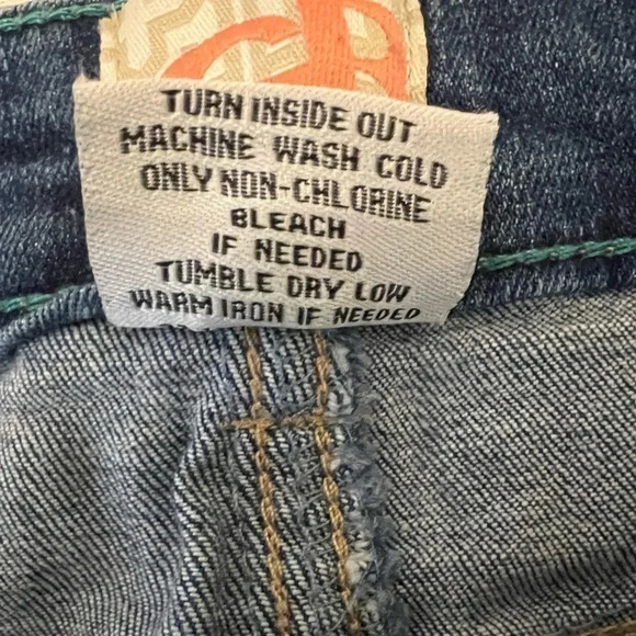 Gianni Bini fray hemmed blue jeans size 5 - Picture 5 of 7